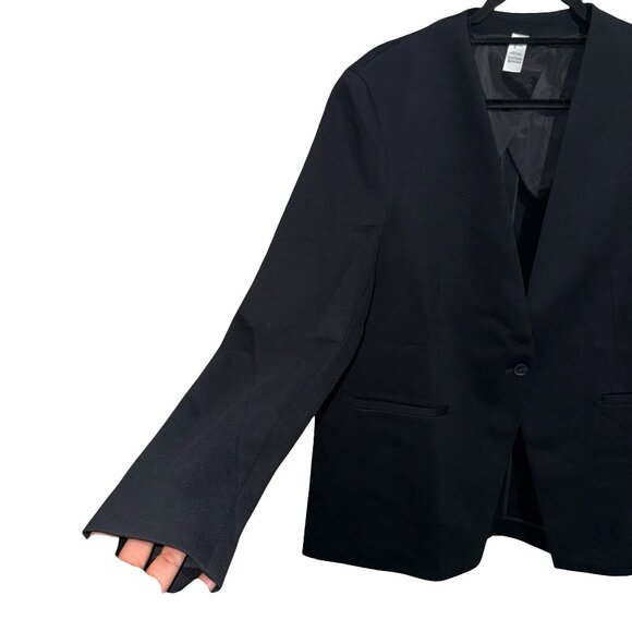 Spanx Perfect Collarless Blazer Classic Black Sz Lg NWT. - Picture 5 of 14